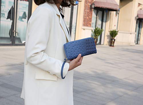 MKF Set Hobo Bag for Women & Wristlet Wallet – PU Leather Designer Handbag Purse – Shoulder Strap Lady Fashion, Beige