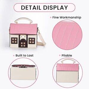 Cute Bag Unique Novelty Purse for Women Shoulder purse Messenger CrossBody Bag PU Leather Mini Handbag for Ladies Girls