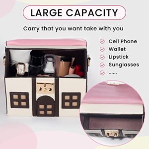 Cute Bag Unique Novelty Purse for Women Shoulder purse Messenger CrossBody Bag PU Leather Mini Handbag for Ladies Girls