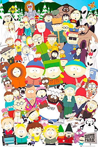 South Park Poster - Studio B Cast 36x24 Wall Art P2435