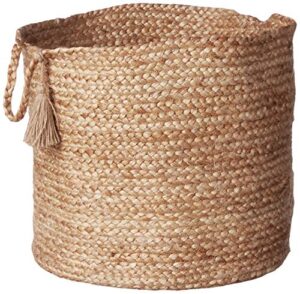 ox bay handmade braided jute basket