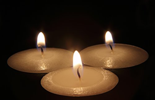 Hyoola Tea Lights Candles - 50 Bulk Candles Pack - Tea Candles Unscented- European Made Tealight Candles