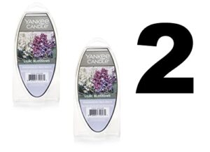 yankee candle lilac blossoms fragranced wax melts 2 units (net wt 2.6 oz | 75g each)