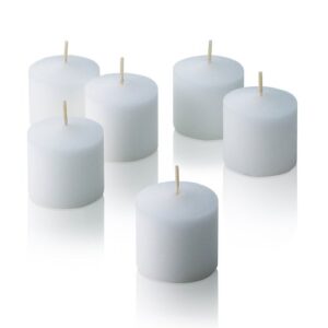 Fresh Linen Scented Candles - Set of 12 Scented Votive Candles - 10 Hour Burn Time - Made in The USA