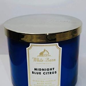 Bath and Body Works Midnight Blue Citrus 3-Wick Scented Candle Unisex Candle 14.5 oz