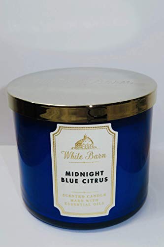 Bath and Body Works Midnight Blue Citrus 3-Wick Scented Candle Unisex Candle 14.5 oz