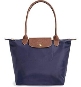 longchamp ‘medium ‘le pliage’ tote shoulder bag, navy