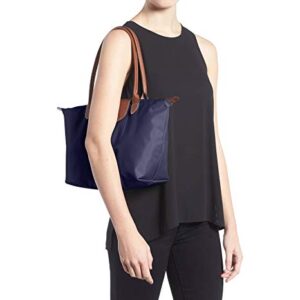 Longchamp 'Medium 'Le Pliage' Tote Shoulder Bag, Navy