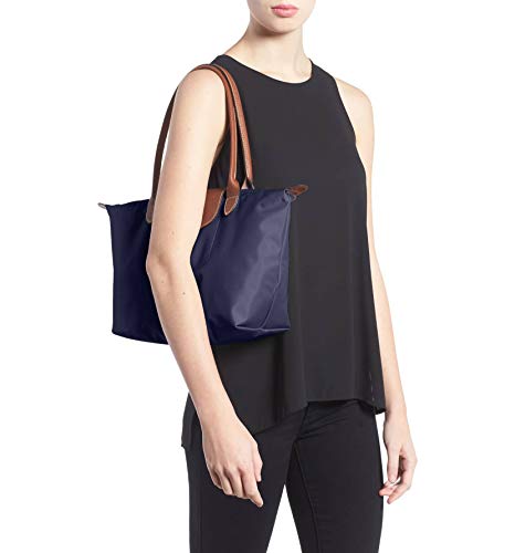 Longchamp 'Medium 'Le Pliage' Tote Shoulder Bag, Navy