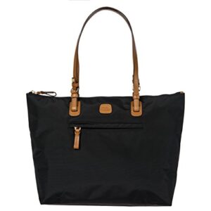 Bric's Sportina X-Bag - Large Tote Bag - 3-Way Shopper Shoulder Bag - Designer Handbag for Travel and Work, Black