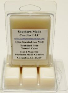 3 pack 3.5 oz scented soy wax candle melts tarts – brandied pears