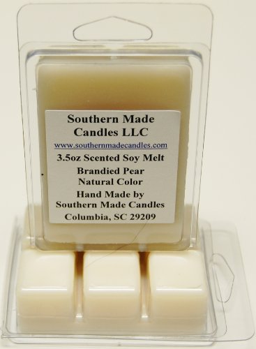 3 Pack 3.5 oz Scented Soy Wax Candle Melts Tarts - Brandied Pears