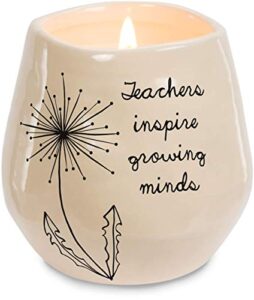 pavilion gift company teachers inspire growing minds ceramic soy candle