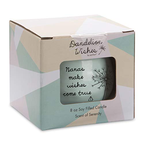 Dandelion Wishes 77148 Ceramic Candles Nanas Make Wishes Come True Ceramic Soy Candle