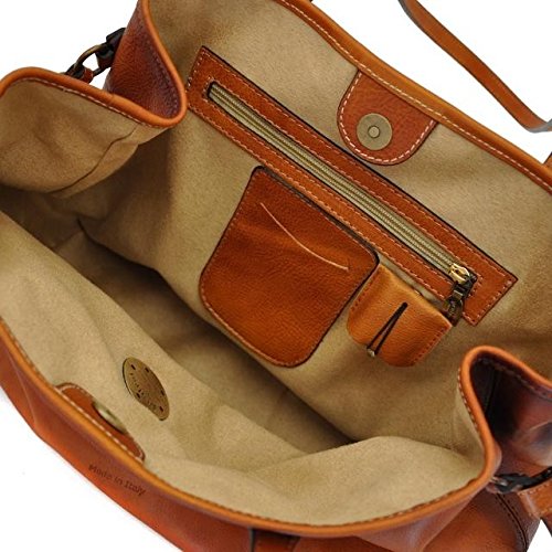 Pratesi Vetulonia shoulder bag - B471 Bruce (Cognac)