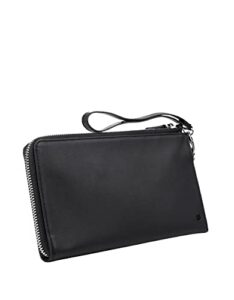 silent pocket rfid blocking leather clutch handbag perfect for protecting credit card data and preventing identity theft