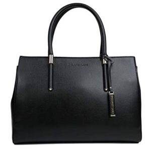 DELANEY LANE - The Bella Handbag - Quality Designer Purse for Women - Detachable Shoulder Strap (Black)