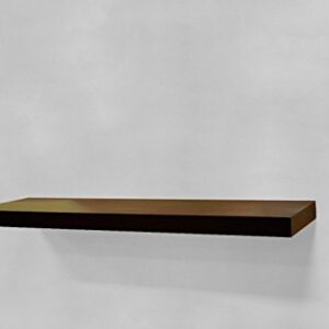 UNIWARE FS40001 Wood Floating Wall Shelf, Walnut