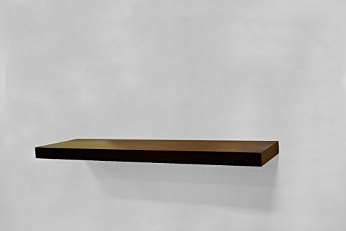 UNIWARE FS40001 Wood Floating Wall Shelf, Walnut