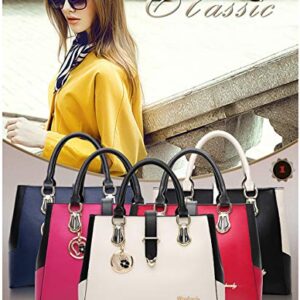 Segater® Women Handbags Work Shoulder Bag Ladies Tote PU Leather Hobo Satchel with Heart Pendant