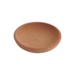 creative co-op unglazed bowl, 1.5″, natural terracotta