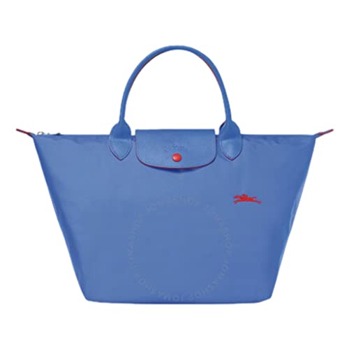 LongChamp Women's Le Pliage Club Small Top Handle Tote Bag Handbag Myosotis Blue