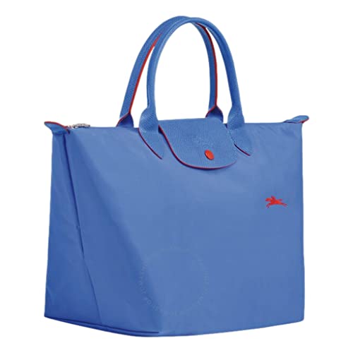 LongChamp Women's Le Pliage Club Small Top Handle Tote Bag Handbag Myosotis Blue