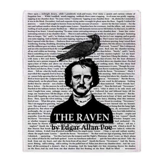 CafePress The Raven by Edgar Allan Poe Throw Blanket Super Soft Fleece Plush Throw Blanket, 60"x50"