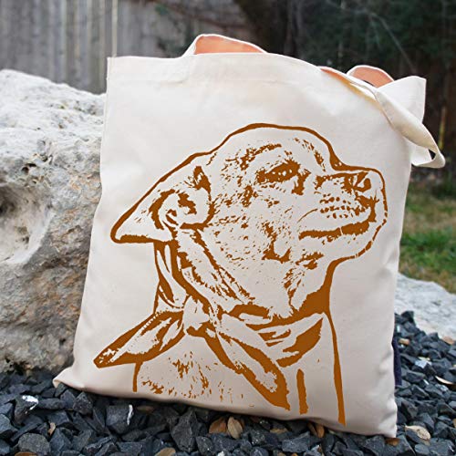 Lily the Chihuahua Tote Bag by Pet Studio Art
