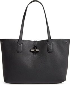 longchamp roseau essential shoulder bag medium black one size