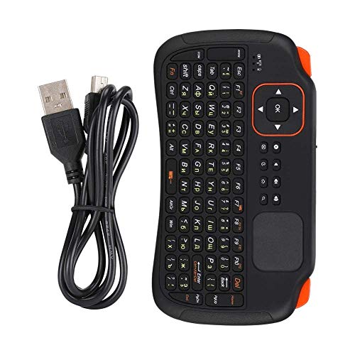 Bewinner Mini Wireless Keyboard, 83-Key QWERTY Keyboard Ergonomic Hand-held High-Sensitivity for PC for Android/Google TV Box for PS3 HTPC/IPTV, Excel