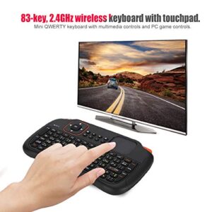 Bewinner Mini Wireless Keyboard, 83-Key QWERTY Keyboard Ergonomic Hand-held High-Sensitivity for PC for Android/Google TV Box for PS3 HTPC/IPTV, Excel