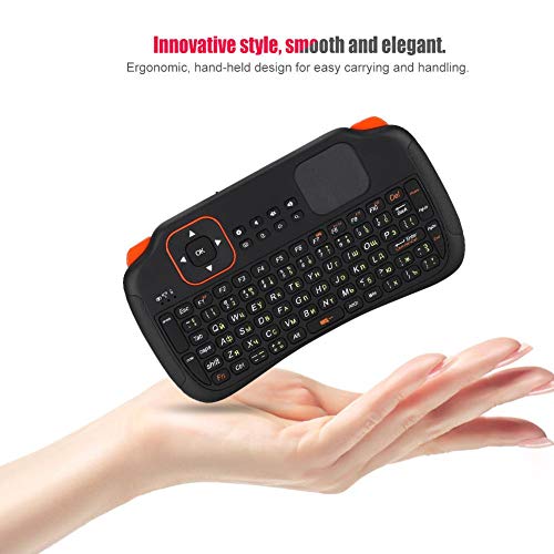 Bewinner Mini Wireless Keyboard, 83-Key QWERTY Keyboard Ergonomic Hand-held High-Sensitivity for PC for Android/Google TV Box for PS3 HTPC/IPTV, Excel