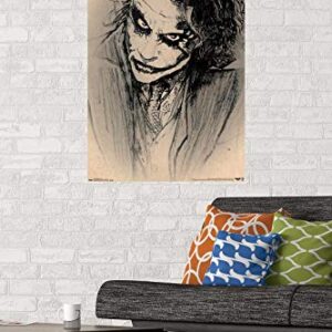 Trends International The Dark Knight Sketch Wall Poster 22.375" x 34"