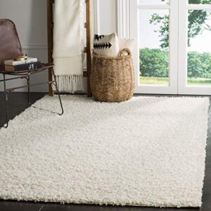 SAFAVIEH Athens Shag Collection 3' x 5' Seafoam SGA119D Non-Shedding Living Room Bedroom Dining Room Entryway Plush 1.5-inch Thick Area Rug