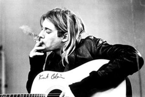 kurt cobain smoking poster (24×36) psa033767