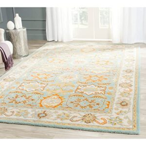 SAFAVIEH Heritage Collection 2' x 3' Rust / Beige HG734D Handmade Traditional Oriental Premium Wool Accent Rug