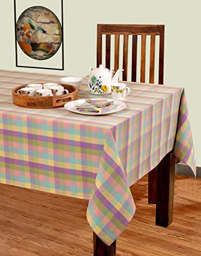 Urban Villa Easter Tablecloth Buffalo Check Table Cloth Tabletop Cover Kitchen Dining Tablecloth 100% Cotton Great Parties Wedding Holiday Dinner Easter Rectangle 60X102 Inches 8-10 Seats Table Cloth