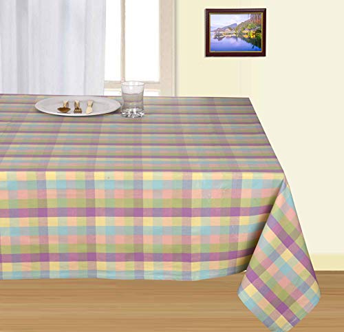 Urban Villa Easter Tablecloth Buffalo Check Table Cloth Tabletop Cover Kitchen Dining Tablecloth 100% Cotton Great Parties Wedding Holiday Dinner Easter Rectangle 60X102 Inches 8-10 Seats Table Cloth