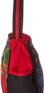 Laurel Burch 80367 Medium Hobo Zipper Top 15"X4.5"X9", Wild Horses of Fire