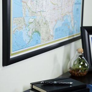 Craig Frames Wayfarer, Classic United States Push Pin Travel Map