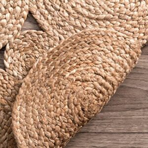 NuLOOM Hand Woven Drusilla Area Rug, 3' x 5', Natural