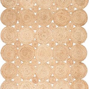 NuLOOM Hand Woven Drusilla Area Rug, 3' x 5', Natural