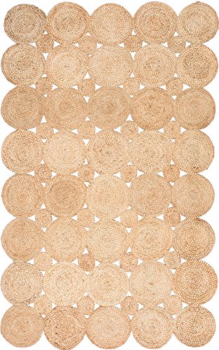 NuLOOM Hand Woven Drusilla Area Rug, 3' x 5', Natural