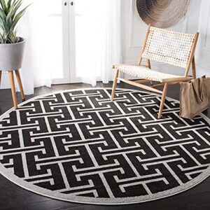 SAFAVIEH Amherst Collection 9' x 12' Wheat / Beige AMT404S Geometric Non-Shedding Living Room Bedroom Dining Home Office Area Rug