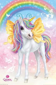 trends international animal club – unicorn wall poster, 22.375″ x 34″, unframed version