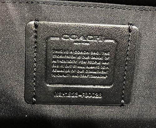 Coach Cross Grain Leather City Zip Tote Bag Purse (IM/Black Deep Ocean Multi)