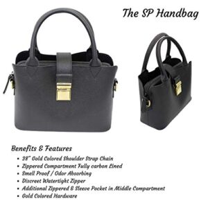 Snoop Proof Smell Proof Women's Handbag -Black