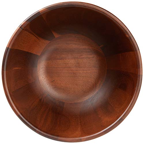 KATE SPADE Deco Dot Salad Bowl with Servers, 1.85 LB, Brown