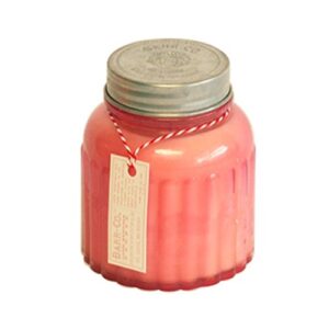 barr co soap shop honeysuckle apothecary jar candle, 20 oz.